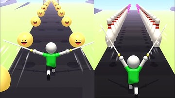 Twin Blade Slicer Game! Satisfying and Relaxing ASMR Slicing Video