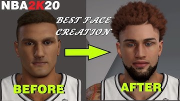 *NEW* BEST DRIPPY FACE CREATION TUTORIAL IN NBA 2K20! LOOK LIKE A DRIBBLE GAWD | BEST FACE CREATION
