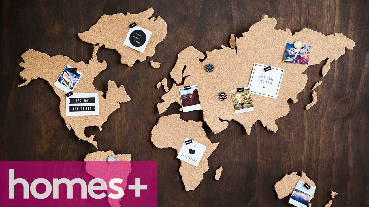 PRACTICAL IDEA: Cork map - homes+ 