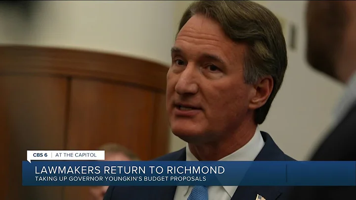 Virginia lawmakers take up Youngkin's budget proposals