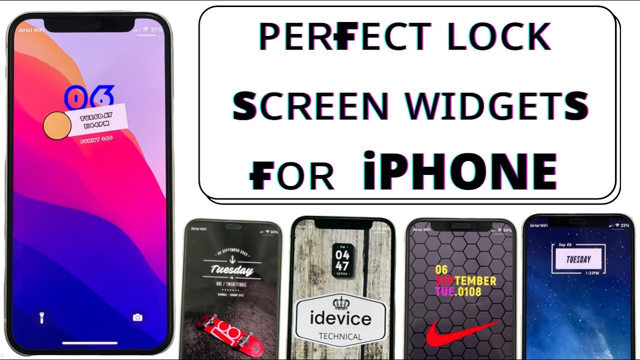 Perfect Jailbreak Lockscreen widgets for iphone New Jailbreak Tweak