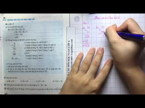 Giải bài: Nhân với số có hai chữ số (trang 69) - SGK Toán 4. Giải bài: Nhân với số có hai chữ số (trang 69) - SGK Toán 4.