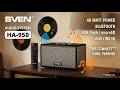 SVEN HA-950 Home Audio System Review: 60W Power, Bluetooth, USB & microSD