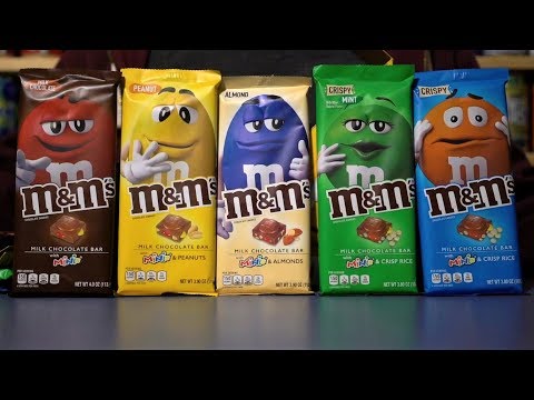 CTC Review #194 - M&M's Candy Bars: All 5 Flavors