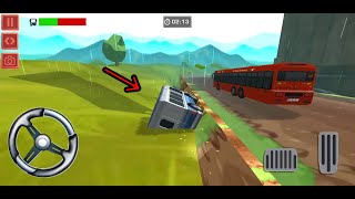 Oh! No! My Bus Fallen! | Mountain Bus Racing Online - Hill Climb Racing Gameplay screenshot 4