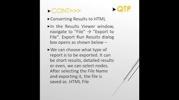 Wipro QTP Interview Questions and Answers - Part 2 #qtp #automationtesting @qtp