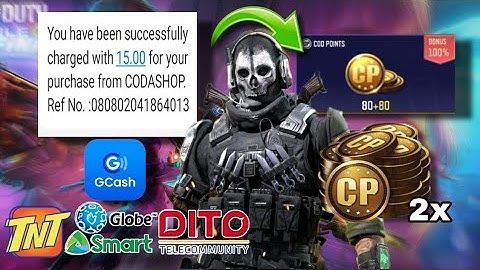How to top up in call of duty mobile using load smart/globe/tm pano bumili ng cp sa Codm gamit load