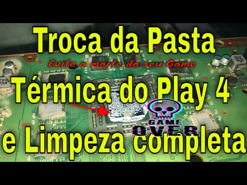 Evite a ☠️morte☠️ do seu #Game #limpeza e troca da pasta #térmica #playstation4