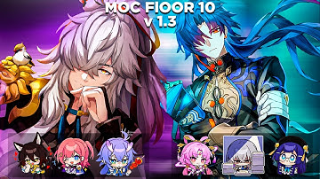 1.3 Memory of Chaos 10 | E0 Jing Yuan & E0 Blade Ft. E0 Fu Xuan | Honkai Star Rail