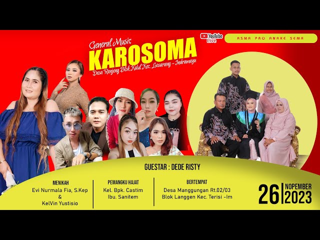 [LIVE MUSIK]  KARO SOMA ENTERTAINMENT  MANGGUNGAN LANGGEN 26 NOVEMBER 2023 class=