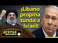 Golpearon a Israel más de 500 veces