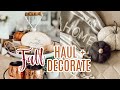 FALL HAUL AND DECORATE WITH ME 2020 | Fall decor haul 2020 | Vintage farmhouse decorating ideas