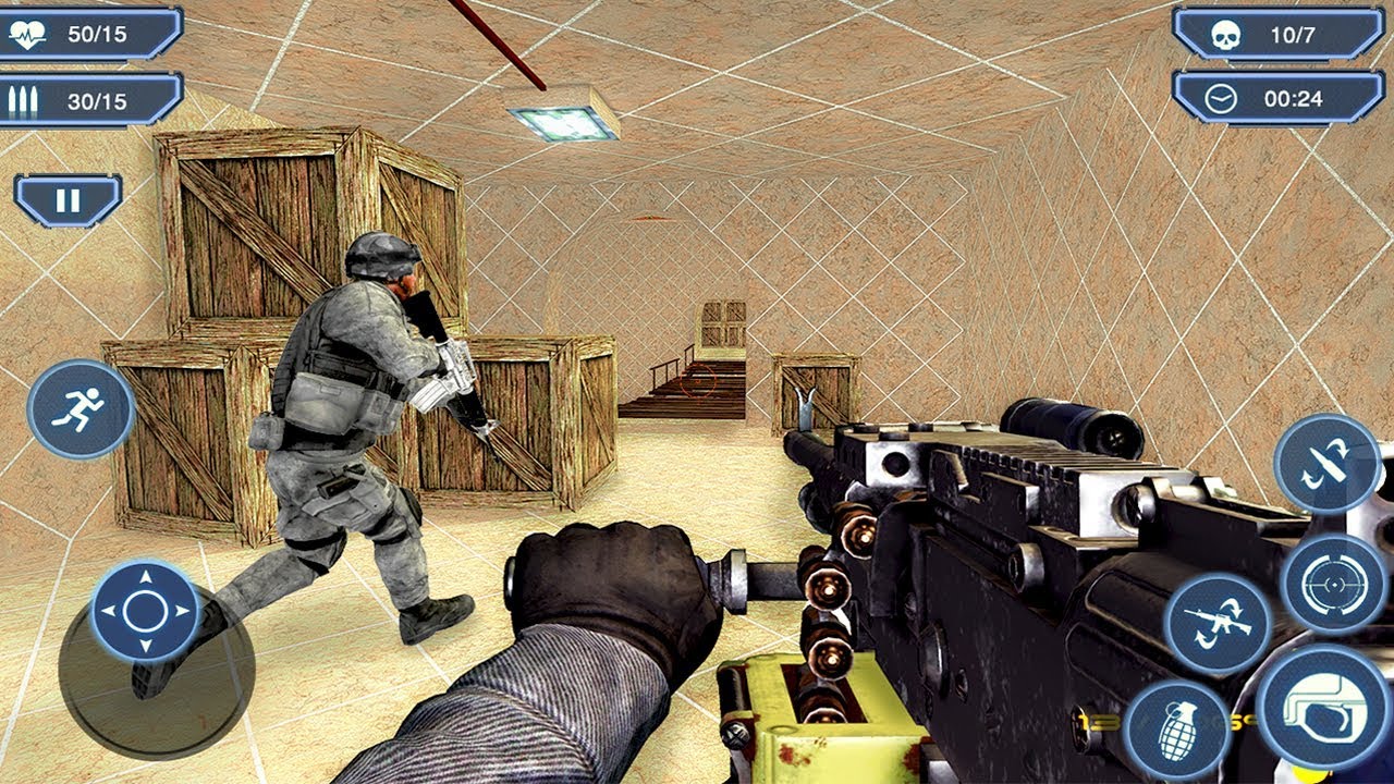 Counter Terrorist 2 Machine Gun Shooting Strike (by TechVistaGamesStudio) Android Gameplay HD