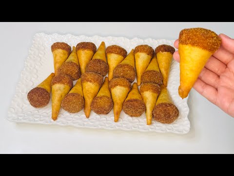 وصفات رمضانية أبواق مالح بدون عجن ولا تعب لذيذة وسريعة وصفات سريعة مع أم لقمان