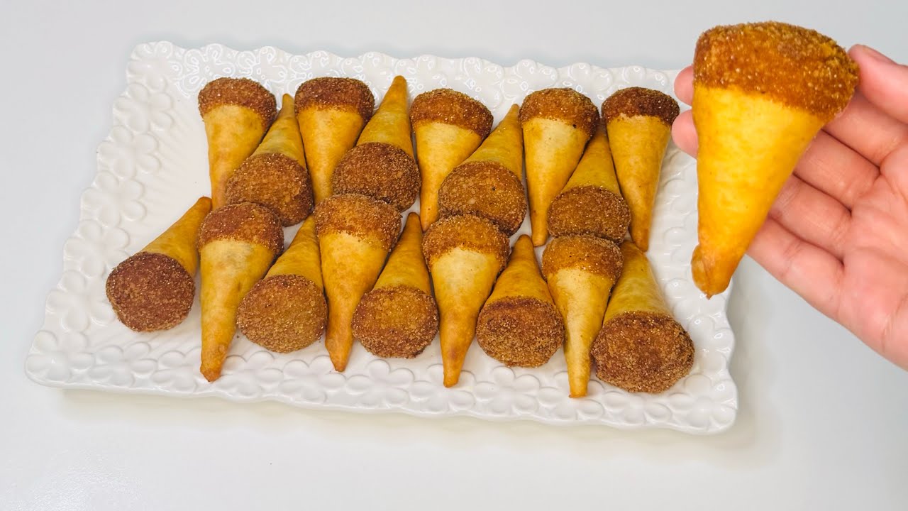 وصفات رمضانية 🌙أبواق مالح بدون عجن ولا تعب لذيذة وسريعة/ وصفات سريعة مع أم لقمان