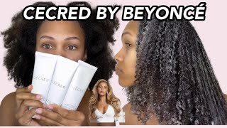 Trying Cecred by Beyoncé Hair Care Line On Natural Hair | HONEST First Impressions