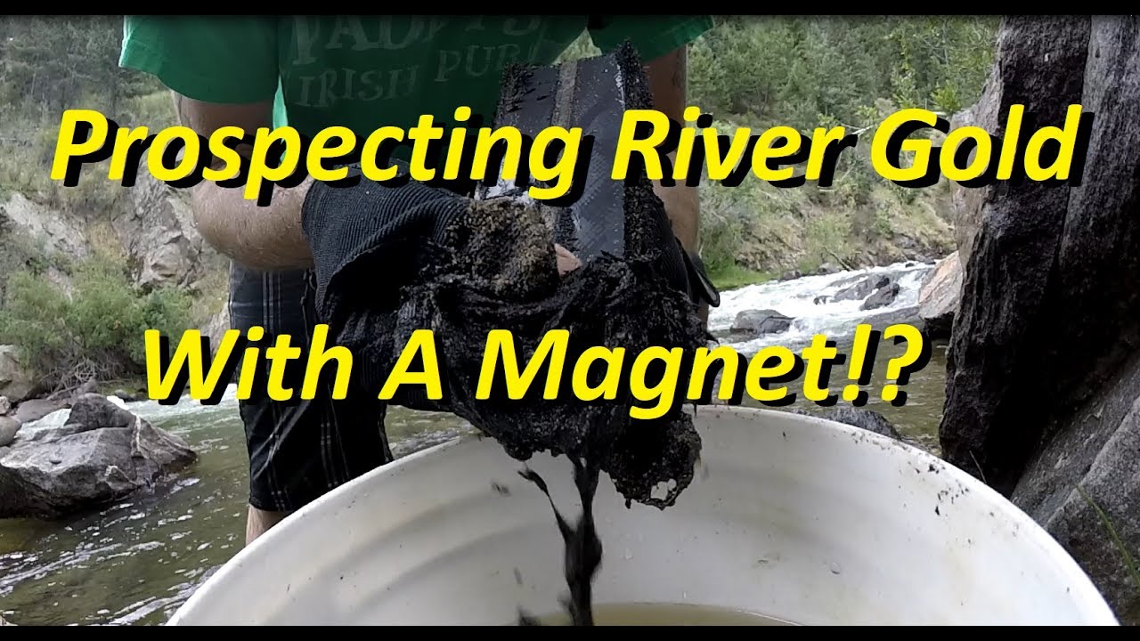 Prospecting for gold using MAGNETS..!? 