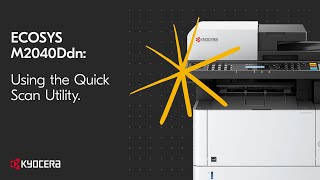 Kyocera M2040dn Using the Quick Scan Utility screenshot 1