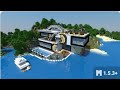 THE TOUR OF ACKLINT MENSION IN MINECRAFT | VERY BIG AND BOAT 😲😲😲⛵⛵🚢