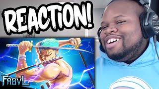 ZORO SONG REACTION - 3 Blades | FabvL ft Rustage & PE$O PETE [One Piece]