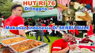 Download Lagu BULE HEBOH Makan Bermacam Ragam Masakan Indonesia, Bakso Di HUT RI 76 MP3