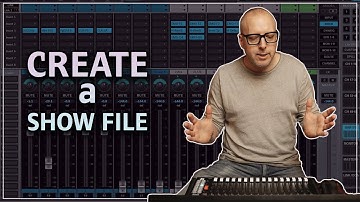 Create a mixing show file from scratch - Waves LV1