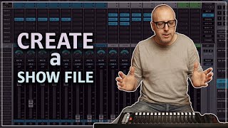 Create a mixing show file from scratch - Waves LV1