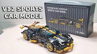 Building The Ultimate V12 Sports Car Model Kit | Speed Build | 9904