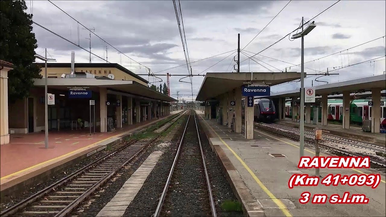 Retro - Cab Ride IC 35607 DEVIATO E402B.117 Linea Faenza - Ravenna 3° Tratto GODO - RAVENNA HD 2020