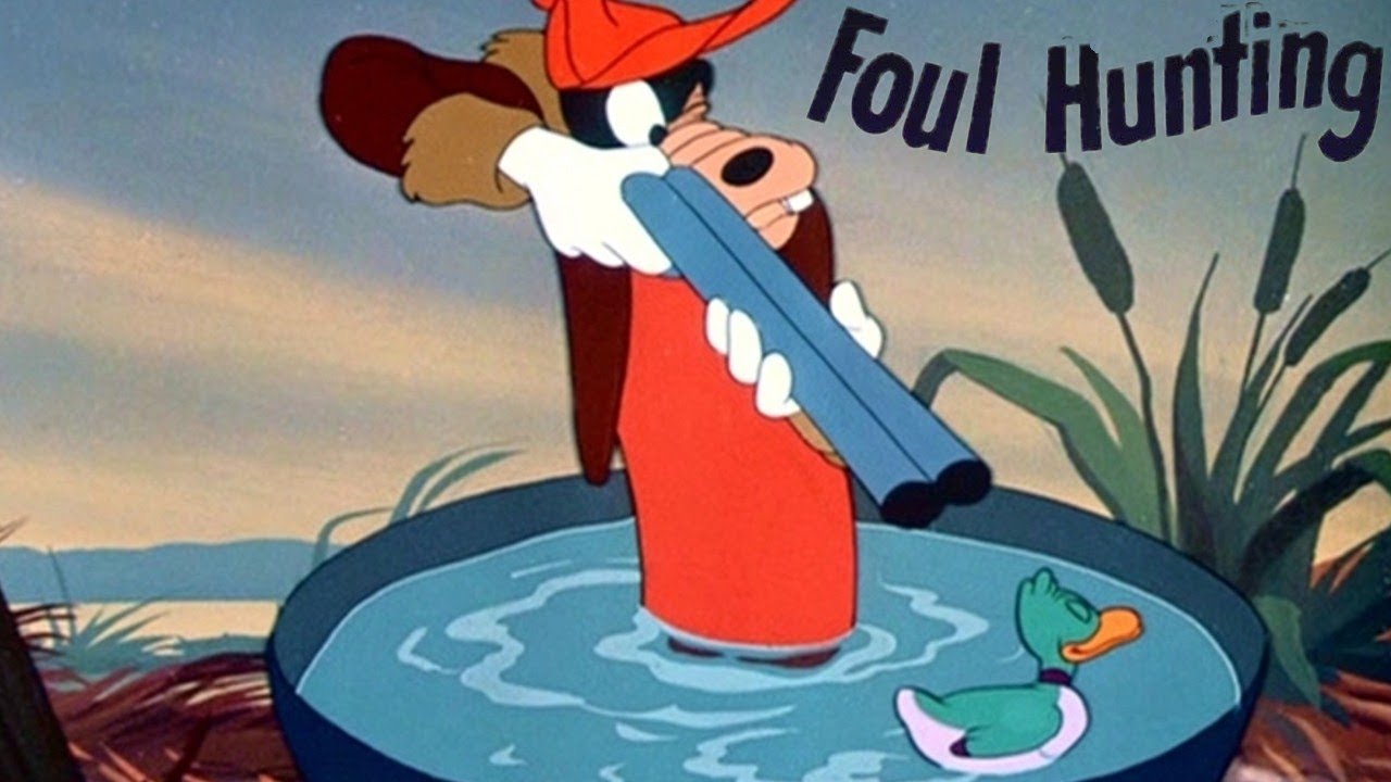 Foul Hunting 1947 Disney Goofy Cartoon Short Film