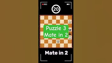 Fastest Way to Win with Mate in 2 | Puzzle No. 3  #chess #chesspuzzles #hardpuzzle