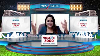 virtual corporate event anchoring Yes bank | Anchor Mayuri Malandkar.hosting a digital event.