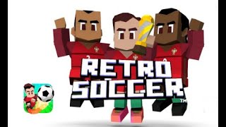 Game Retro Soccer - Arcade football game android gameplay screenshot 1