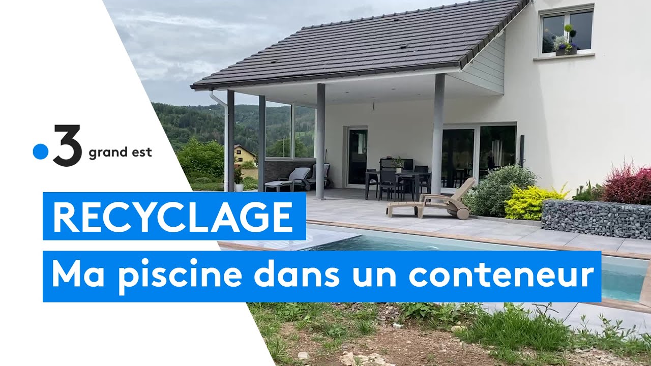 Recyclage : des conteneurs maritimes transformés en piscines