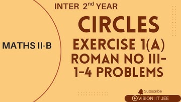 Inter maths 2b circles exercise roman no 3#intermaths#maths2b#maths #intermediate #exam #cbseclass12