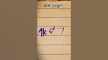 Making AK Best Signature Subscribe Trending Signature Viral 