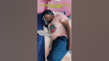 You slept on your arm for just 5 mins! #funny #befunnynow #funnymoment #shorts #viralvideo
