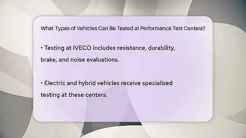 What Types of Vehicles Can Be Tested at Performance Test Centers? - Car Performance Pros