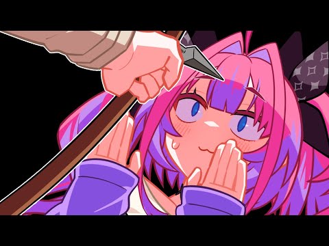 【手描き切り抜き】AZKi先輩にイタズラを仕掛ける勇者ヴィヴィ