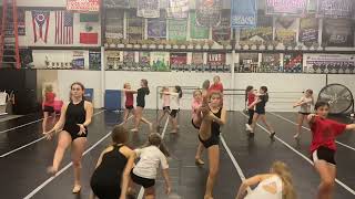 Youth Pom- 2nd half to the end.Please practice and count for memory so you know the order!!!!