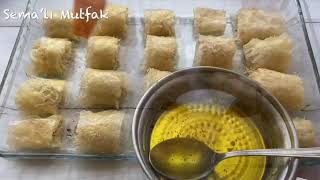 Kadayifli Çitir Baklava Tari̇fi̇ 1 Saatte Hazır