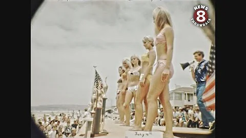 Bikini Contest in 1967 at Mission Beach in San Diego