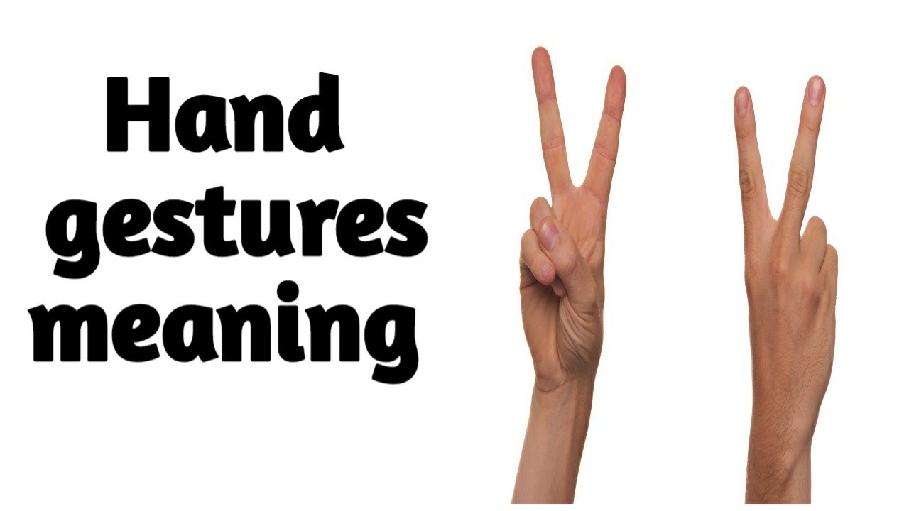 Hand Gestures Meaning YouTube