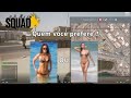 Conversa mais fraca entre jogadores de squad e dando ghost na cara de pau [GAMEPLAY Squad PT-BR]