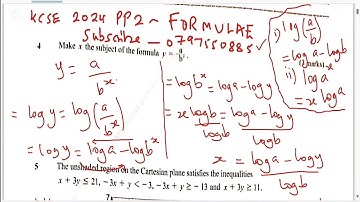 𝐊𝐂𝐒𝐄 𝟐𝟎𝟐𝟒 𝐏𝐀𝐏𝐄𝐑 𝟐  ~ 𝐅𝐎𝐑𝐌𝐔𝐋𝐀𝐄 𝐐𝟒