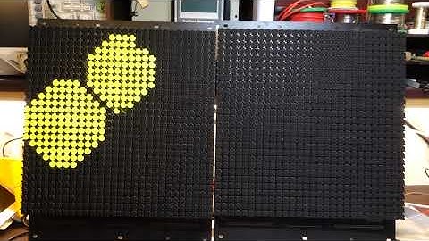 BROSE Flip-Dot 56 x 28, 10 mm Dots, wwFlip-Arduino