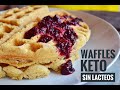 WAFFLE KETO SIN LACTEOS