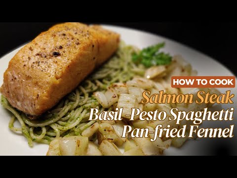 Resep Spaghetti Salmon Pesto