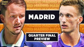 Medvedev vs Lehecka | Madrid Open 2024 QF | Tennis Prediction