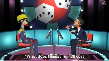 Zombie Construction Worker and Sarcastic Robot: Episode 8 "Game Show" | A Plotagon Comedy Skit